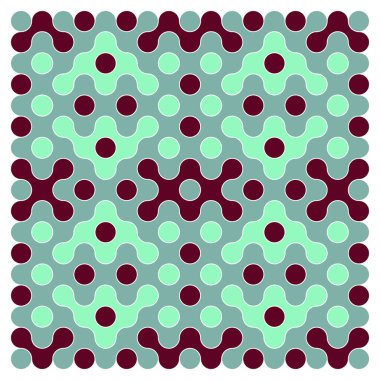 Çokrenkli kiremit bağlantı illüstrasyonuName