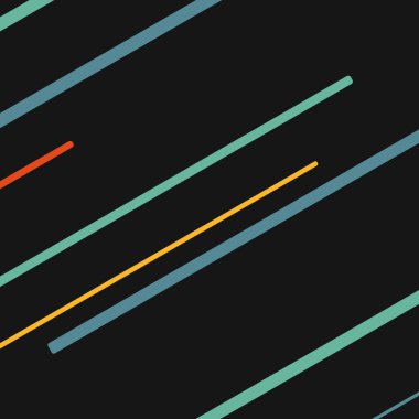 Rastgele Renk akış çizgileri resimlemesi