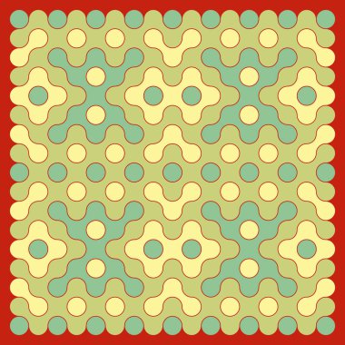 Çokrenkli kiremit bağlantı illüstrasyonuName