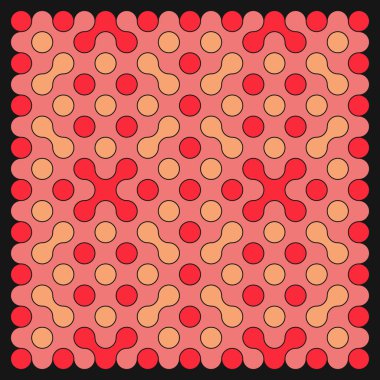 Çokrenkli kiremit bağlantı illüstrasyonuName