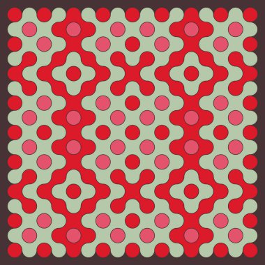 Çokrenkli kiremit bağlantı illüstrasyonuName