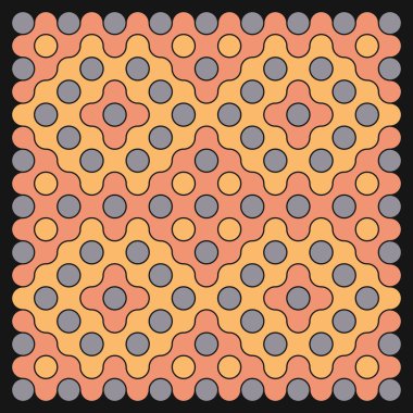 Çokrenkli kiremit bağlantı illüstrasyonuName