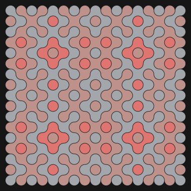 Çokrenkli kiremit bağlantı illüstrasyonuName