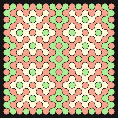 Çokrenkli kiremit bağlantı illüstrasyonuName