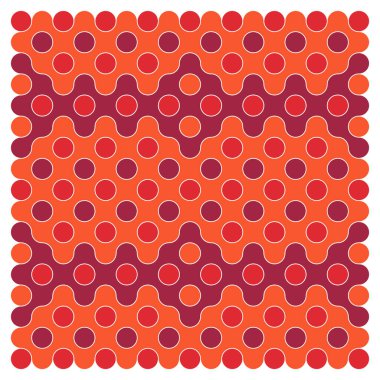 Çokrenkli kiremit bağlantı illüstrasyonuName