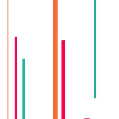 Rastgele Renk akış çizgileri resimlemesi