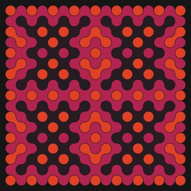 Çokrenkli kiremit bağlantı illüstrasyonuName