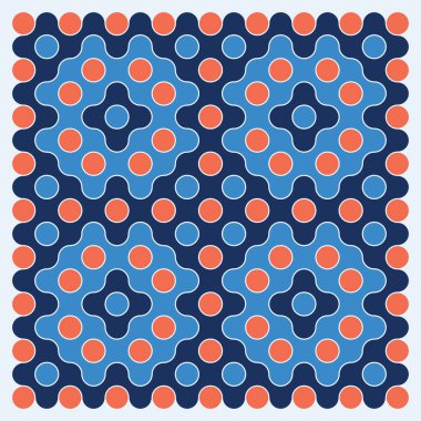 Çokrenkli kiremit bağlantı illüstrasyonuName