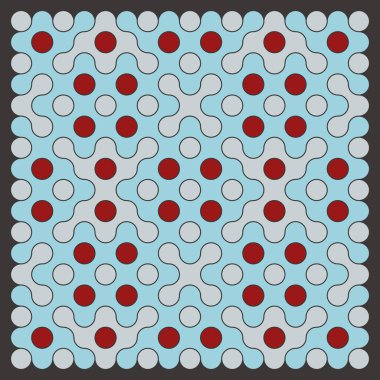 Çokrenkli kiremit bağlantı illüstrasyonuName