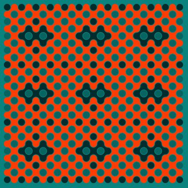 Çokrenkli kiremit bağlantı illüstrasyonuName