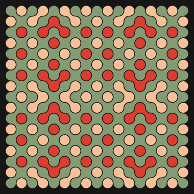 Çokrenkli kiremit bağlantı illüstrasyonuName