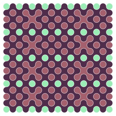 Çokrenkli kiremit bağlantı illüstrasyonuName