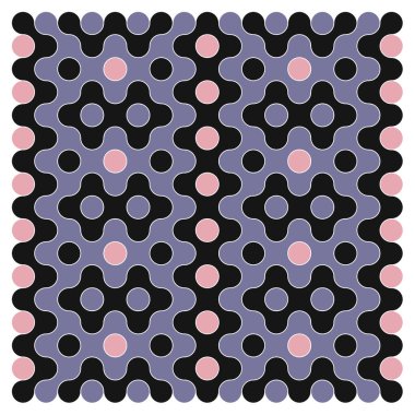 Çokrenkli kiremit bağlantı illüstrasyonuName