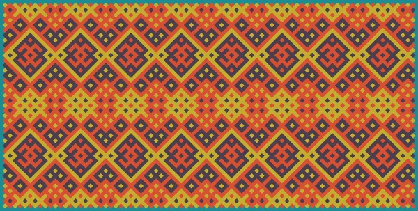 Illustrazione Dei Collegamenti Piastrelle Truchet Multicolore — Vettoriale Stock