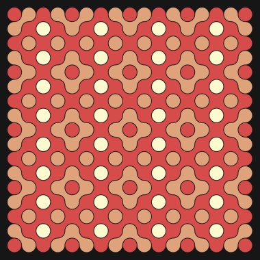 Çokrenkli kiremit bağlantı illüstrasyonuName