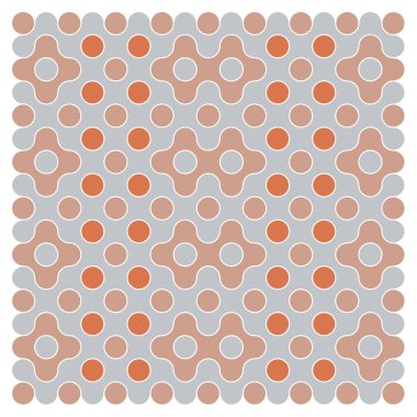 Çokrenkli kiremit bağlantı illüstrasyonuName