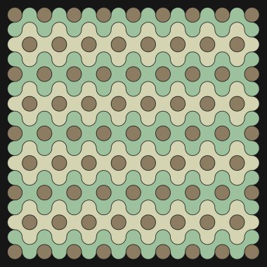 Çokrenkli kiremit bağlantı illüstrasyonuName