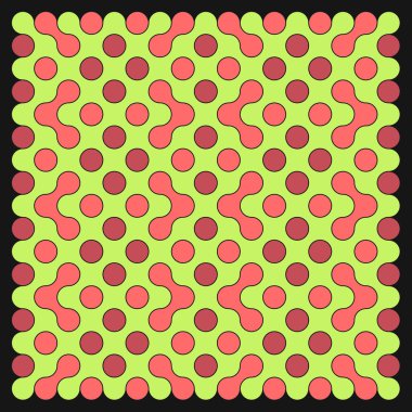 Çokrenkli kiremit bağlantı illüstrasyonuName