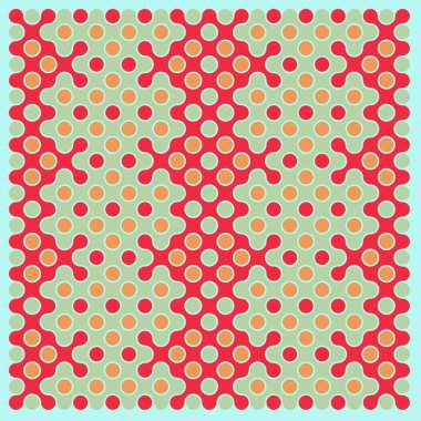 Çokrenkli kiremit bağlantı illüstrasyonuName