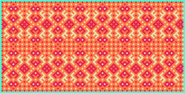 Multicolor Truchet Placare Conexiuni Ilustrare — Vector de stoc