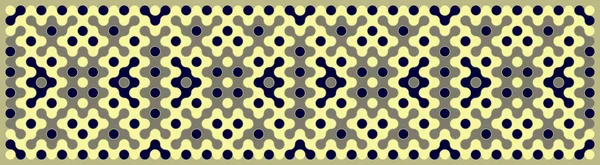 Multicolor Truchet Tiling Connections Illustration — Stock Vector