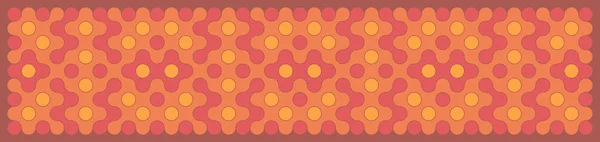 Multicolor Truchet Csempe Csatlakozások Illusztráció — Stock Vector