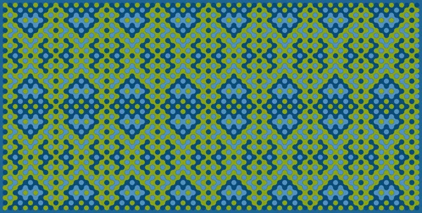 Multicolore Truchet Carrelage Connexions Illustration — Image vectorielle