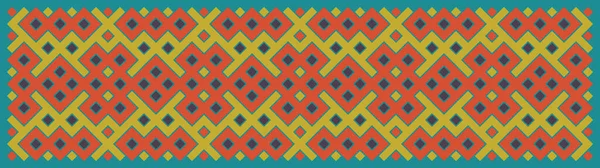 Multicolor Truchet Baldosas Conexiones Ilustración — Archivo Imágenes Vectoriales