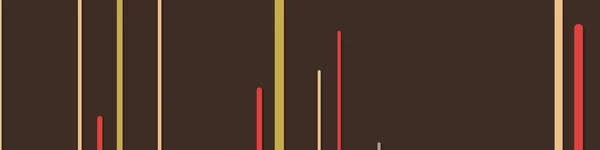 Zufällige Farbe Fließende Streifenlinien Illustration — Stockvektor
