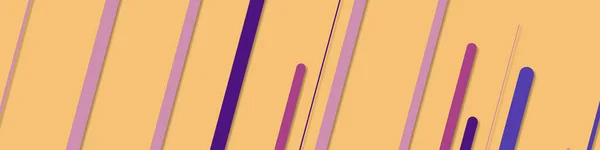 Willekeurige Kleur Vloeiende Streep Lijnen Illustratie — Stockvector