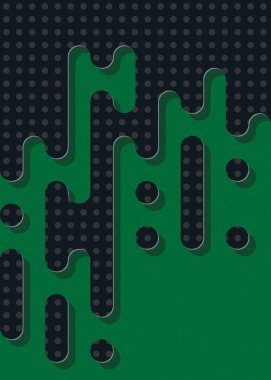 Soyut Yuvarlak Renk Çizgileri Yarım Tonlu Geçiş Arkaplan Resimlemesi