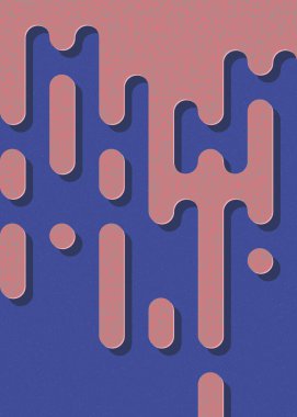 Soyut Yuvarlak Renk Çizgileri Yarım Tonlu Geçiş Arkaplan Resimlemesi