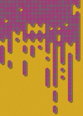 Soyut Yuvarlak Renk Çizgileri Yarım Tonlu Geçiş Arkaplan Resimlemesi