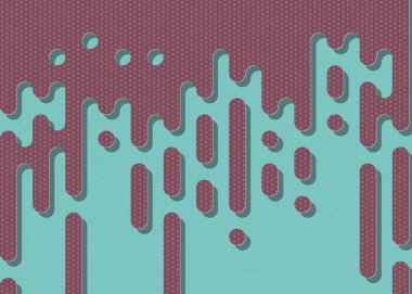 Soyut Yuvarlak Renk Çizgileri Yarım Tonlu Geçiş Arkaplan Resimlemesi