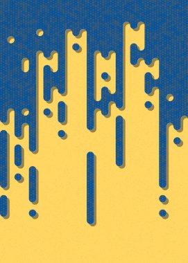 Soyut Yuvarlak Renk Çizgileri Yarım Tonlu Geçiş Arkaplan Resimlemesi