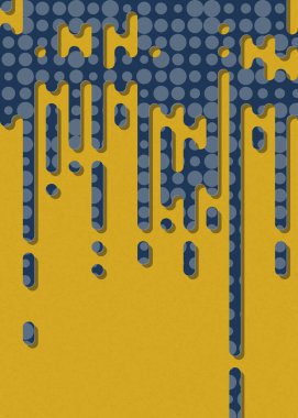 Soyut Yuvarlak Renk Çizgileri Yarım Tonlu Geçiş Arkaplan Resimlemesi