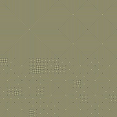 Soyut çizgiler Maze üretken sanat arkaplan çizimi