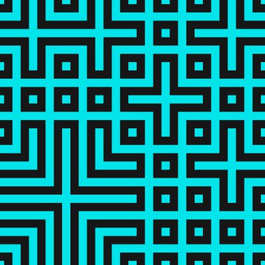 Soyut çizgiler Maze üretken sanat arkaplan çizimi