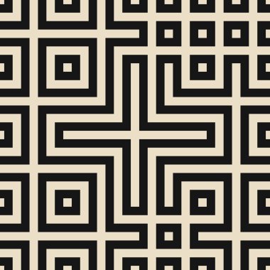 Soyut çizgiler Maze üretken sanat arkaplan çizimi