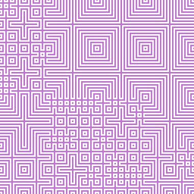 Soyut çizgiler Maze üretken sanat arkaplan çizimi