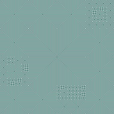 Soyut çizgiler Maze üretken sanat arkaplan çizimi