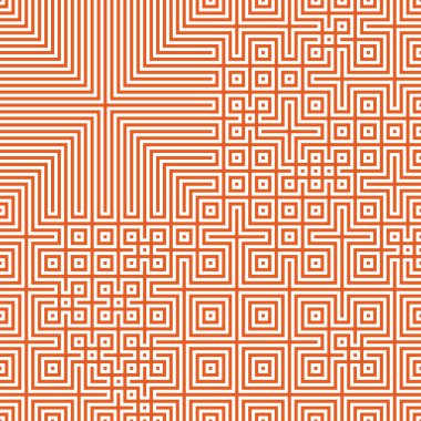 Soyut çizgiler Maze üretken sanat arkaplan çizimi