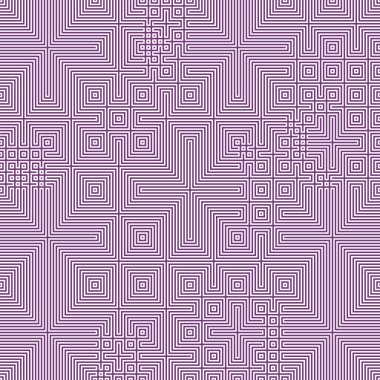 Soyut çizgiler Maze üretken sanat arkaplan çizimi