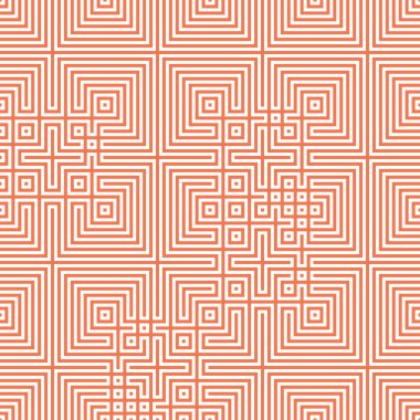 Soyut çizgiler Maze üretken sanat arkaplan çizimi