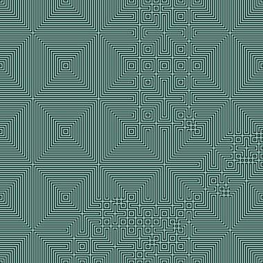 Soyut çizgiler Maze üretken sanat arkaplan çizimi