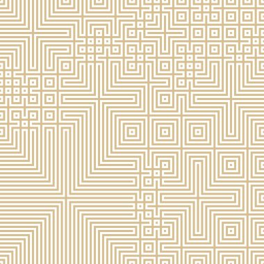 Soyut çizgiler Maze üretken sanat arkaplan çizimi