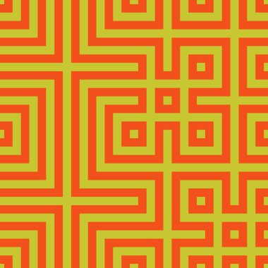 Soyut çizgiler Maze üretken sanat arkaplan çizimi