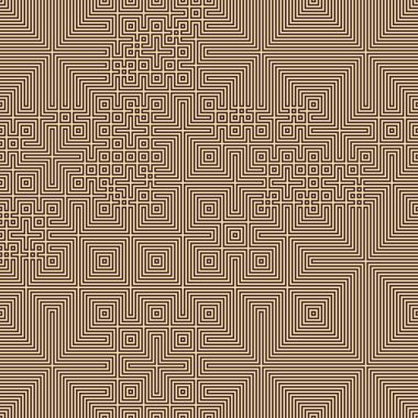 Soyut çizgiler Maze üretken sanat arkaplan çizimi