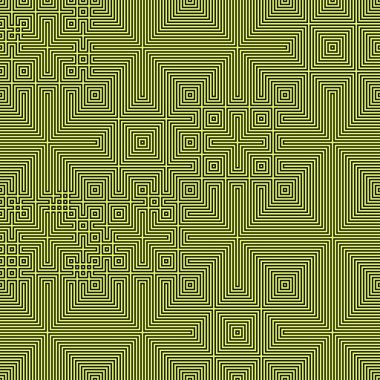 Soyut çizgiler Maze üretken sanat arkaplan çizimi