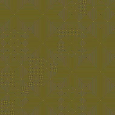 Soyut çizgiler Maze üretken sanat arkaplan çizimi